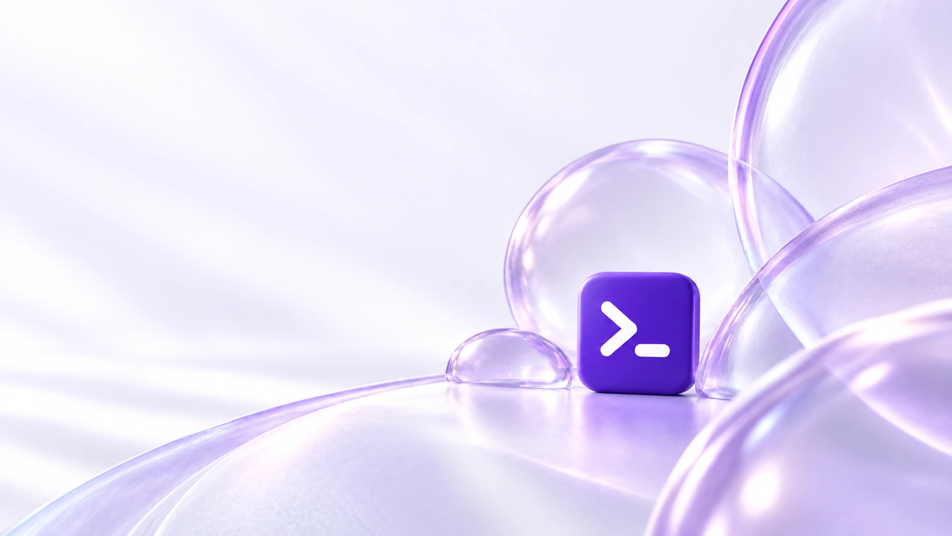 Glass light desktop artwork